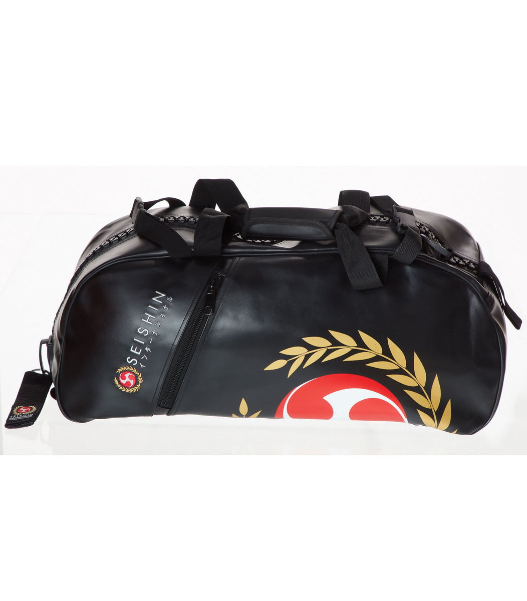 I SHII Karate Bag/ブラック karate_bag_seishin_side-